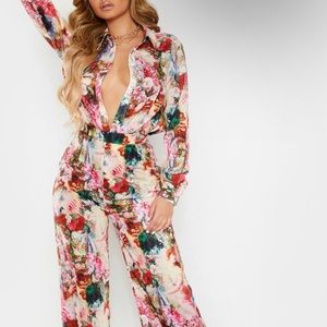 PRINT SHIRT & PANT SET